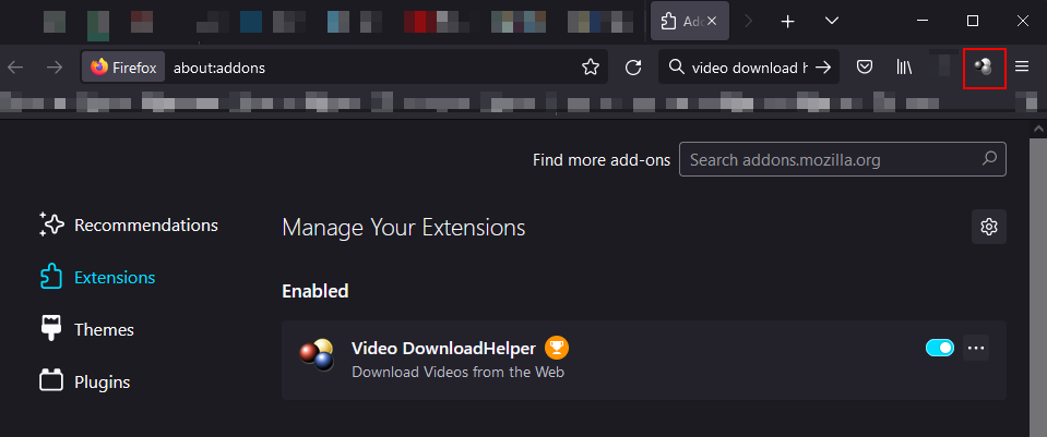 download helper in firefox